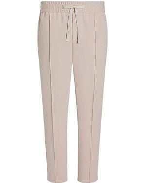 Dolce & Gabbana Pressed Crease Straight-Leg Pants - Natural