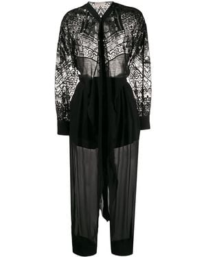 PUCCI Vivara Embroidered Jumpsuit - Black