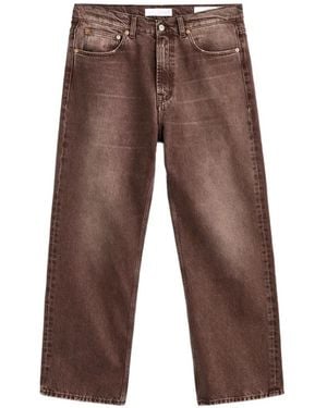 Our Legacy Washed Denim Jeans - Brown