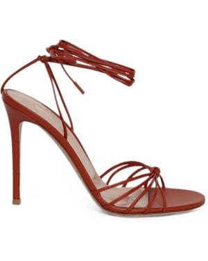 Gianvito Rossi Lace-Up Strappy Sandals - Pink