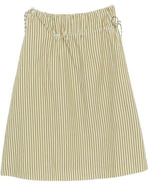 Damson Madder Caspia Midi Skirt - Natural