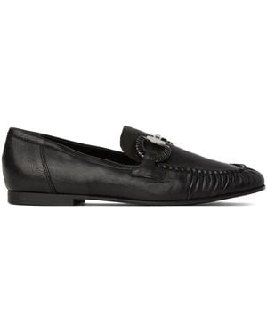 Karl Lagerfeld Horsebit-Embellishment Loafers - Black