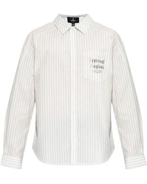 Represent T-Shirt À Bande Logo - White