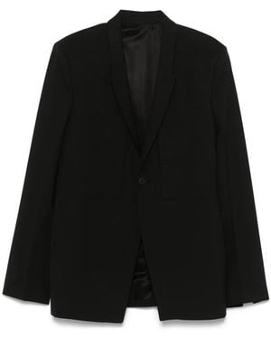 Rick Owens シングルジャケット - ブラック