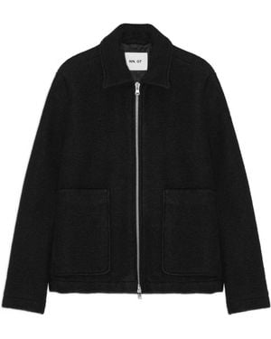 NN07 Gael Zip-Front Jacket - Black