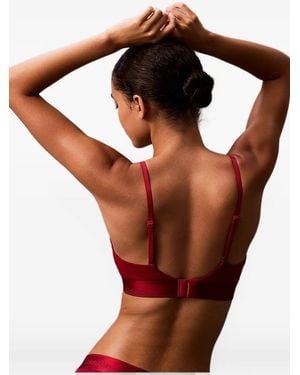 Calvin Klein Bh Aus Baumwolle - Rot