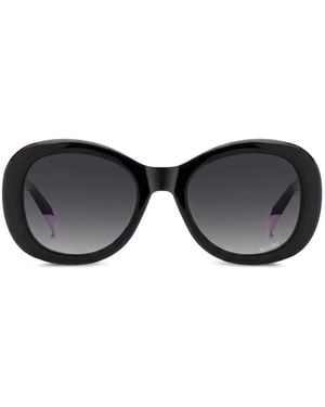 Missoni Round-Frame Sunglasses - Black