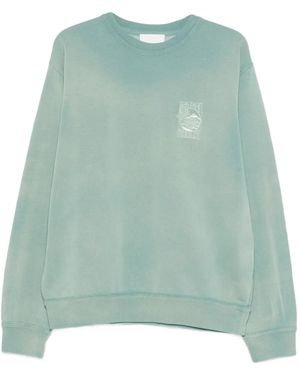 Isabel Marant Pull Graphique À Col Rond - Vert