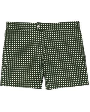 Tom Ford Polka-Dot Swim Shorts - Green