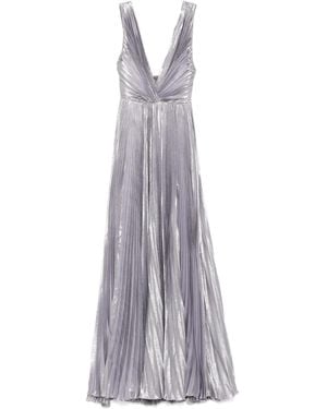 Zuhair Murad Pleated Dress - パープル