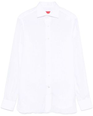 Isaia Linen Shirt - White