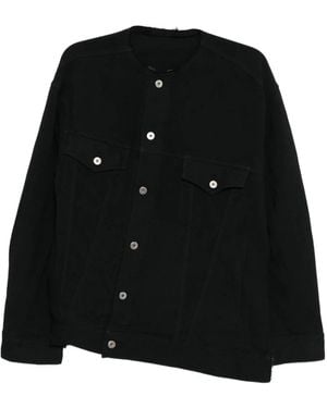 COMME DES GARÇON BLACK Jacke Mit Rundem Ausschnitt - Schwarz