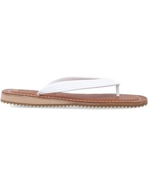 Miu Miu Thong Sandals - White