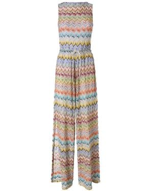 Missoni Mono De Punto En Zigzag - Blanco