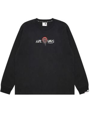 Aape By A Bathing Ape Pullover Mit Grafischem Print - Schwarz