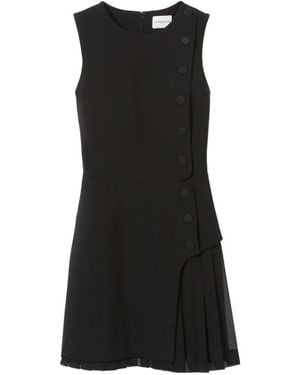 Claudie Pierlot Jurk Met Knoopdetail - Zwart