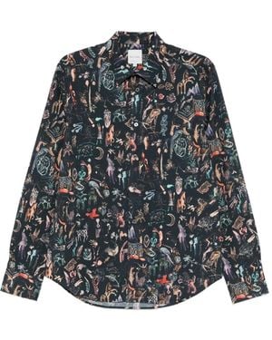Paul Smith Printed Shirt - Grey
