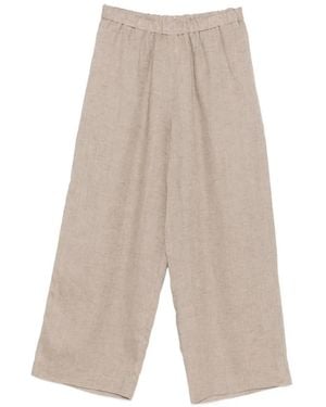 Fabiana Filippi Elasticated-Waistband Trousers - White