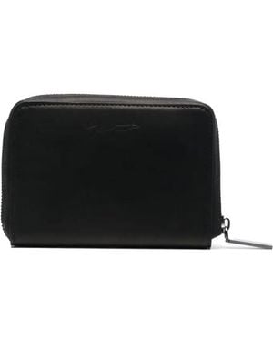Yohji Yamamoto Twist-Lock Detail Wallet - Black