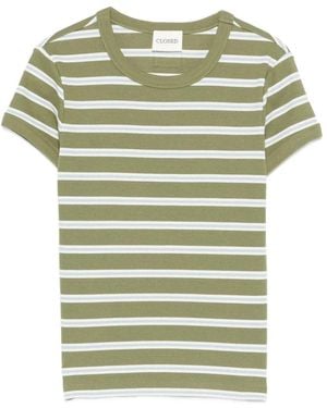 Closed Striped T-Shirt - Green