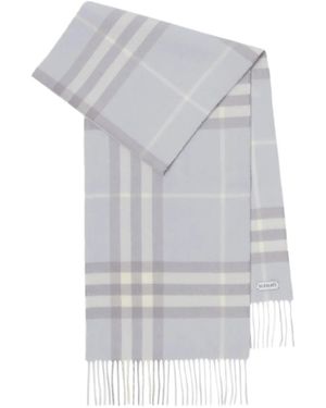Burberry Pashmina a cuadros - Gris