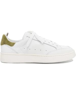 Officine Creative Mower Leather Trainers - White