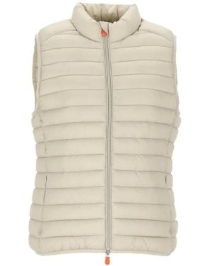 Save The Duck Charlotte Quilted Padded Gilet - White