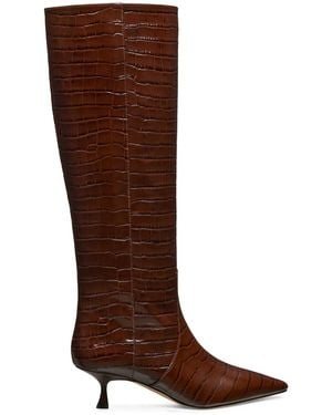 stuart weitzman snakeskin boots