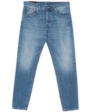 Dondup Jean À Effet Délavé - Blue