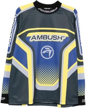 Ambush Chemise À Imprimé En All Over - Bleu