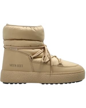 Moon Boot Ltrack Low Nylon Boots - Natural