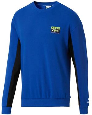 PUMA 90S Retro Crew-Neck Sweatshirt - Blue