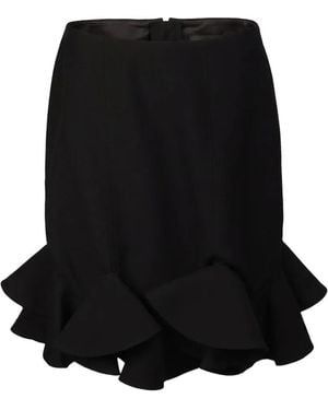Valentino Garavani Ruffled Skirt - Black