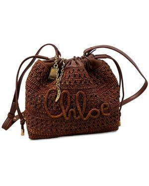 Chloé Bolso De Hombro Summer Banana Mini - Marrón