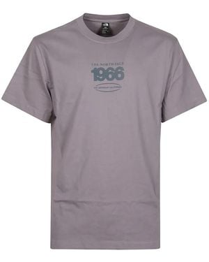 The North Face Track" Relaxed Short Sleeve Tee - Purple
