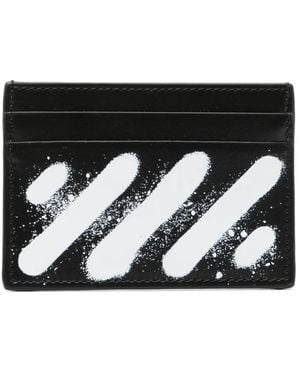 Off-White c/o Virgil Abloh Pasjeshouder Met Diag-Spray - Zwart