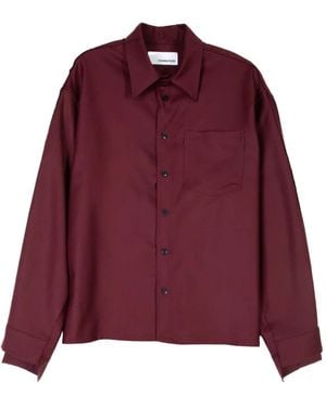 Costumein Patch-Pocket Shirt - Red