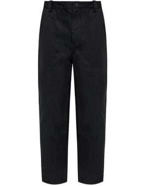 Studio Nicholson Pantalon Denver À Boutons - Black
