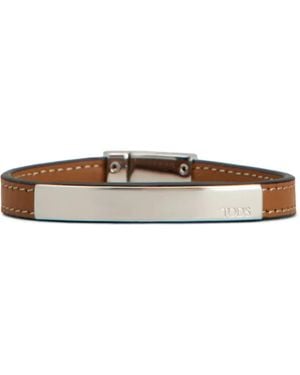Tod's Bracelet En Cuir - Blanc