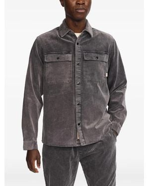 Revolution Corduroy Worker Shirt Jacket - Gray