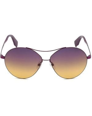 adidas Round-Frame Sunglasses - Pink