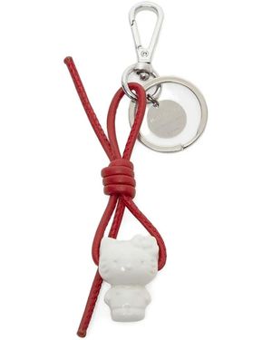 Andres Gallardo X Hello Kitty Charm-Detail Keyring - White