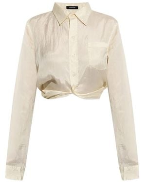 R13 Long-Sleeve Shirt - Natural