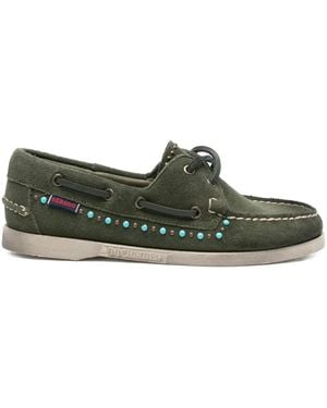 Sebago Suede Loafers - Green