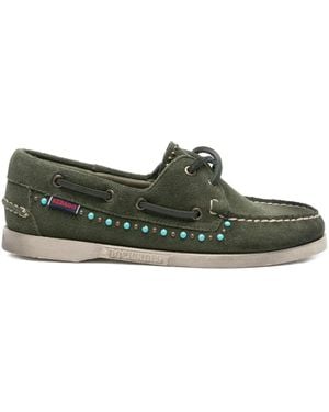 Sebago Suede Loafers - Green