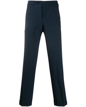 Canali Slim Tailored Trousers - Blue