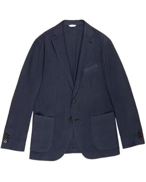 Boglioli Buttoned Blazer - Blue