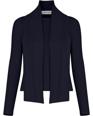 Gloria Coelho Pullover Mit Schaldetail - Blau