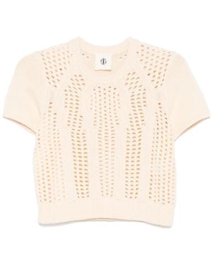 THE GARMENT Pull En Maille Ajourée - Neutre