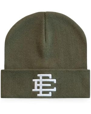 Eric Emanuel Logo-Embroidered Beanie Hat - Green